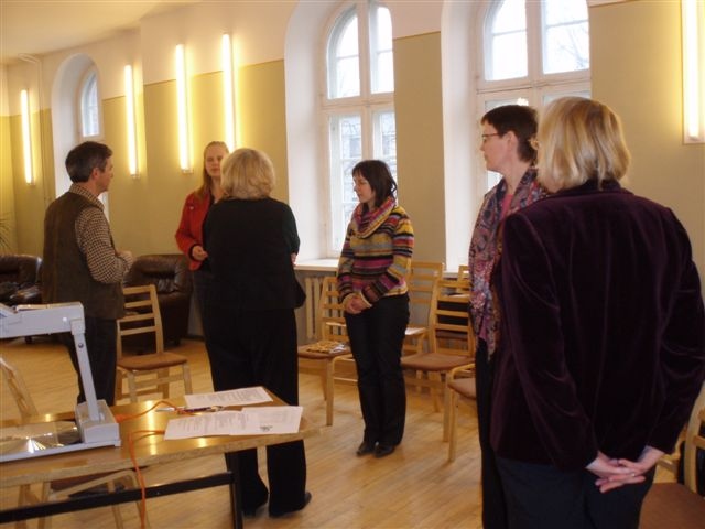 Seminaril räägiti kuulamisest. Vasakul Mathias Gauer Seminaril räägiti kuulamisest. Vasakul Mathias Gauer