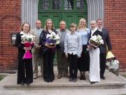 Tiia Tenno (vasakult), Toomas Russak, Hille Poroson, Elmet Vaaks, Gustav Poroson, Elena Kichkina, Katre Kõiva ja Juri Strekalovski. Foto: Hille Poroson