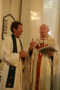 Iisaku koguduse õpetaja Avo Kiir ja kogudust 1950ndatel teeninud Kuno Pajula. Foto: Sirje Semm Iisaku koguduse õpetaja Avo Kiir ja kogudust 1950ndatel teeninud Kuno Pajula. Foto: Sirje Semm