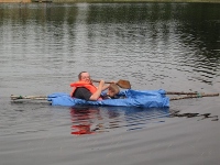 Illimar ja Martin Toomet paadisõidumõnusid nautimas. Foto: Sten Luik Illimar ja Martin Toomet paadisõidumõnusid nautimas. Foto: Sten Luik
