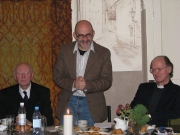 David Vseviovi esinemisest olid haaratud nii peapiiskop emeeritus Kuno Pajula kui õpetaja Jaak Salumäe. Foto: Tiiu Pikkur