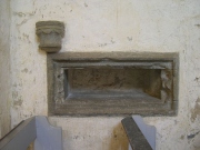 Sümboolne Kristuse haud Valjala kirikus. Foto: Joel Siim