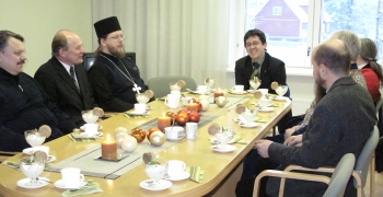 Maavanem Priit Sibul kohtumisel maakonna vaimulikega. Foto: Merje Talvik