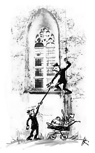 Kurikaelad ei põrka tagasi pühakoja pühaduse ees. Käbi Kanter