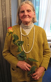 Helmi Saar Laiuse pastoraadis toimunud Johan Kõpu mälestusüritusel. Foto: Merje Talvik