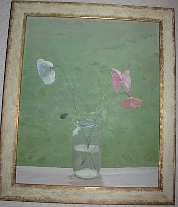 Imat Suuman: «Lilli maalides vaatlen neid kui elusolendeid portretisti pilguga.» Foto: Sirje Semm