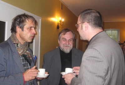 Mõttevahetust jagus ka kohvipausiks – Sulev Sova (Kursi), Valdo Reimann (Jõgeva) ja Ants Tooming (Tartu Peetri). Mari Paenurm