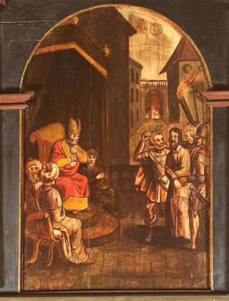 Jeesus suurkohtus. Tallinna Püha Vaimu kiriku vääril. Jeesus suurkohtus. Tallinna Püha Vaimu kiriku vääril.