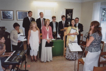 Palvemaja aastapäeval esines Oleviste ülistuskoor. Erakogu Palvemaja aastapäeval esines Oleviste ülistuskoor. Erakogu