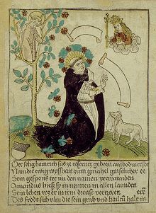 Meister Eckharti õpilane Heinrich Seuse kirjutas visiooni põhjal laulu. Meister Eckharti õpilane Heinrich Seuse kirjutas visiooni põhjal laulu.