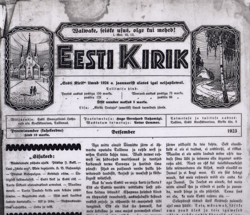 EestiKiriku_proovipäismik_1923